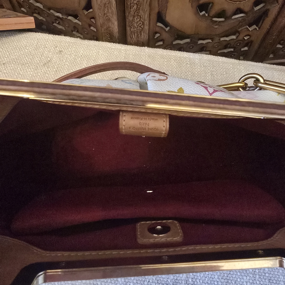 Louis Vuitton Multicolor Canvas and Brown Leather Women's Bag - Picture 14 of 16